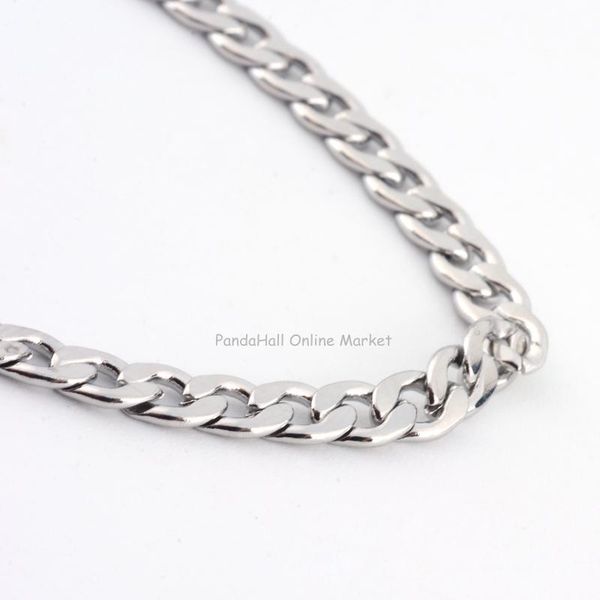 316 stainless steel curb chains necklaces, with lobster claw clasps, stainless steel color, 23.6"; 3mm, Silver
316 stainless steel curb chains necklaces, with lobster claw clasps, stainless steel color, 23.6"; 3mm, Silver
