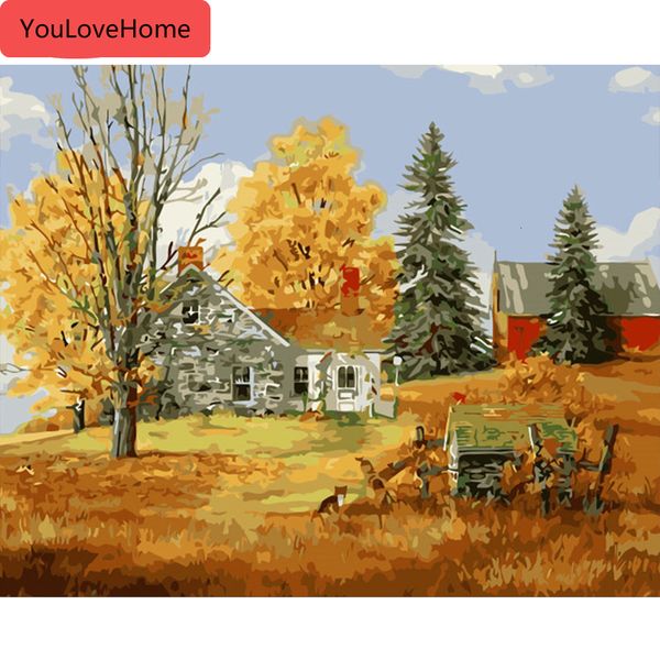 картина по номерам осенний пейзаж рисунок на холсте ручная роспись живопись художественные наборы diy подарок домашнее украшение 
картина по номерам осенний пейзаж рисунок на холсте ручная роспись живопись художественные наборы diy подарок домашнее украшение