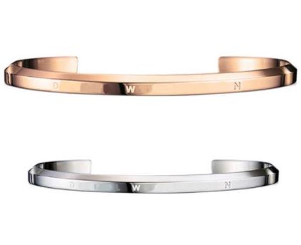 new d.w. bracelet cuff rose gold silver bangle with logo 100% stainless steel bracelet for women and men ing, Black
new d.w. bracelet cuff rose gold silver bangle with logo 100% stainless steel bracelet for women and men ing, Black