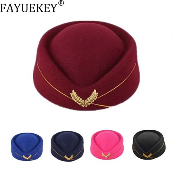 women beret hat felt air hostesses party cosplay cap navy pilot airline stewardess role play dress up hat uniform costumes prop, Blue;gray
women beret hat felt air hostesses party cosplay cap navy pilot airline stewardess role play dress up hat uniform costumes prop, Blue;gray