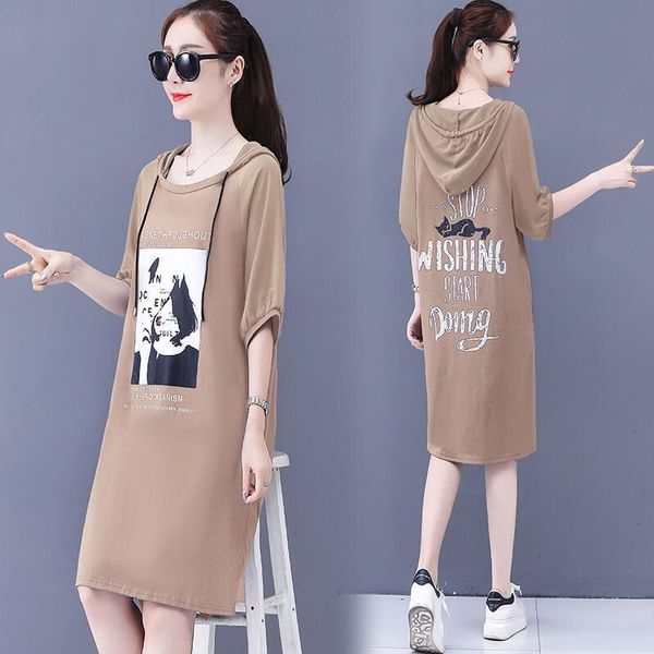 everyday shopping wear hood on perfect designer pure cotton splicing chiffon women's wear loose big yards long dress show thin
everyday shopping wear hood on perfect designer pure cotton splicing chiffon women's wear loose big yards long dress show thin