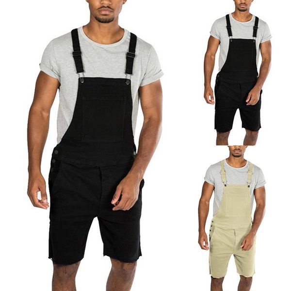2019 new mens casual retro denim bib overall shorts pants summer autumn solid jeans jumpsuit for male rompers plus size, Blue
2019 new mens casual retro denim bib overall shorts pants summer autumn solid jeans jumpsuit for male rompers plus size, Blue