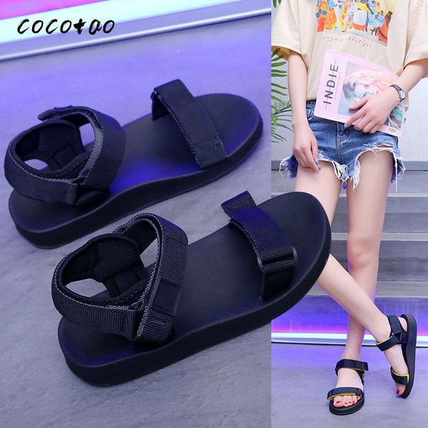sports sandals female soft bottom lightweight 2020 summer fashion fairy style student roman shoes beach shoes, Black
sports sandals female soft bottom lightweight 2020 summer fashion fairy style student roman shoes beach shoes, Black