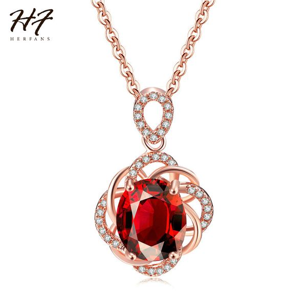 new rose gold color flower sharped oval red cz cubic zirconia pendant cocktail necklace fashion jewelry for women ale n615, Silver
new rose gold color flower sharped oval red cz cubic zirconia pendant cocktail necklace fashion jewelry for women ale n615, Silver