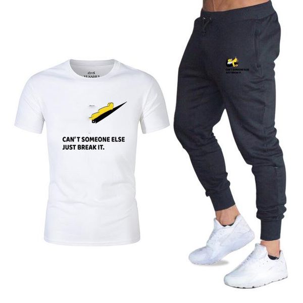 sport suits jogger pants t shirts sports joggers training suit brand designer men tracksuits gym fitness tracksuits set streetwear, Gray
sport suits jogger pants t shirts sports joggers training suit brand designer men tracksuits gym fitness tracksuits set streetwear, Gray