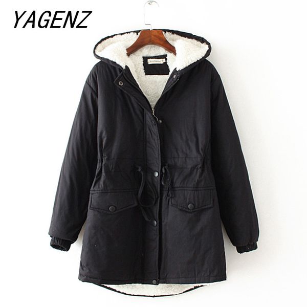 mid-length women winter hooded jacket clothing loose warm thicken lamb fur outerwear large size female casual cotton jacket 4xl, Black
mid-length women winter hooded jacket clothing loose warm thicken lamb fur outerwear large size female casual cotton jacket 4xl, Black