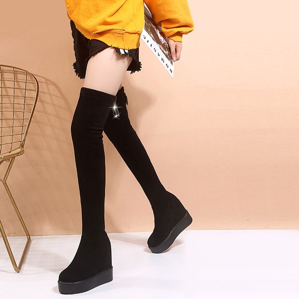 women's fashion women's boots new thin boots show legs long autumn models increase winter women winter, Black
women's fashion women's boots new thin boots show legs long autumn models increase winter women winter, Black