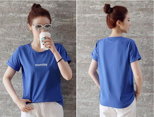 Girl women t hirt fa hion ladie cotton t hirt hort leeve femme tyle mode very goodl, White
Girl women t hirt fa hion ladie cotton t hirt hort leeve femme tyle mode very goodl, White