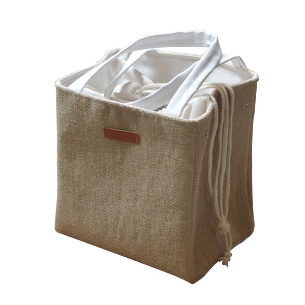 cotton linen tote thicken picnic shopping easy clean multipurpose large thermal lunch bag wear resistant waterproof grocery, Blue;pink 
cotton linen tote thicken picnic shopping easy clean multipurpose large thermal lunch bag wear resistant waterproof grocery, Blue;pink