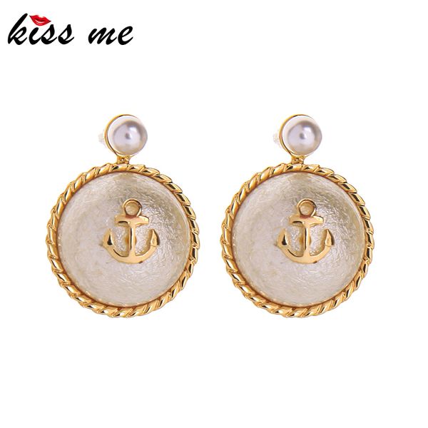kissme unique boat anchor round drop earrings for women acrylic pearl gold color earrings 2020 new fashion jewelry accessories, Silver
kissme unique boat anchor round drop earrings for women acrylic pearl gold color earrings 2020 new fashion jewelry accessories, Silver
