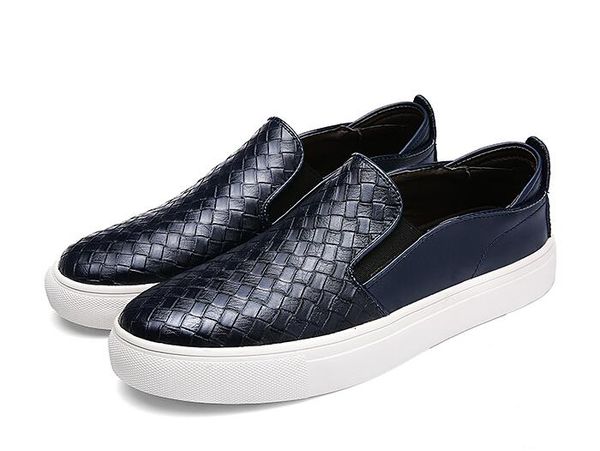 fashion leather shoes men slip-on loafers soft woven moccasins mens gommino shoes casual zapatillas cs07, Black
fashion leather shoes men slip-on loafers soft woven moccasins mens gommino shoes casual zapatillas cs07, Black