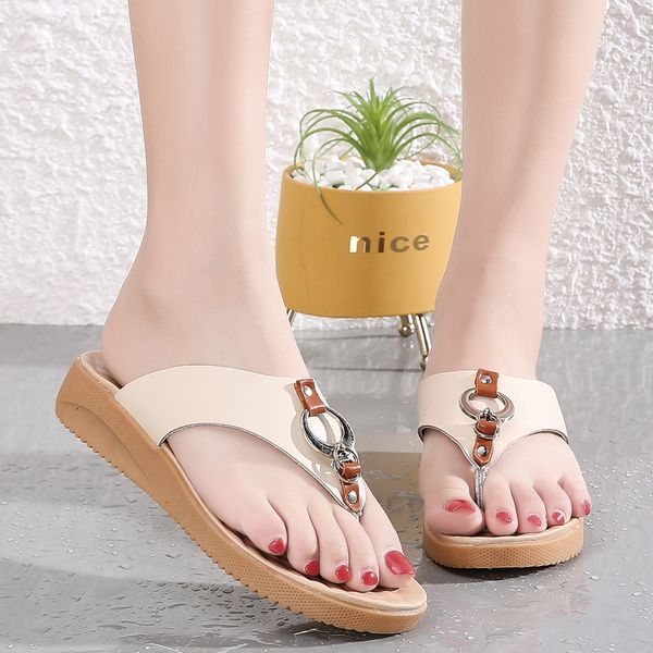 summer fashion sweet breathable flip-flops female new korean version of flat shoes drag clip feet wear clip drag ladies beach, Black
summer fashion sweet breathable flip-flops female new korean version of flat shoes drag clip feet wear clip drag ladies beach, Black