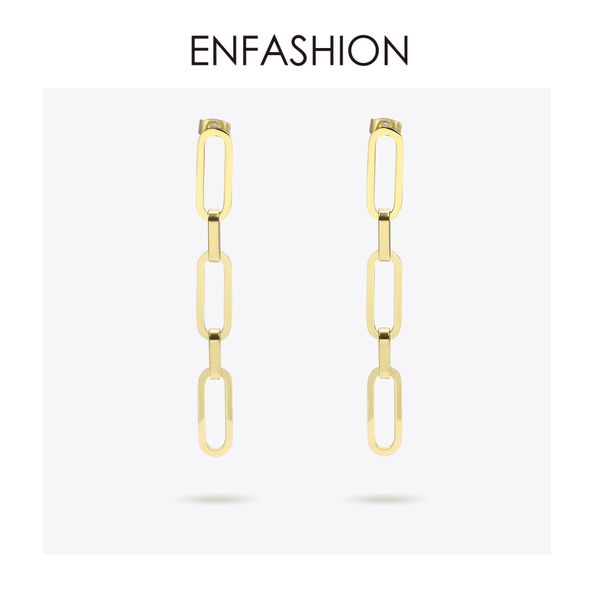 enfashion punk link chain drop earrings for women gold color long tassel simple dangle earings fashion jewelry pendientes e1119, Silver
enfashion punk link chain drop earrings for women gold color long tassel simple dangle earings fashion jewelry pendientes e1119, Silver