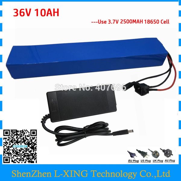 500w 36volt electric bicycle battery 36v 10ah lithium battery built in 18650 cell with 15a bms + 42v 2a charger
500w 36volt electric bicycle battery 36v 10ah lithium battery built in 18650 cell with 15a bms + 42v 2a charger