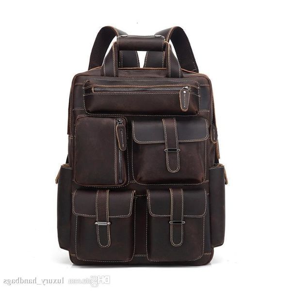 leather cowhide backpack more pocket purse designer handbags portable genuine leather travel bags
leather cowhide backpack more pocket purse designer handbags portable genuine leather travel bags