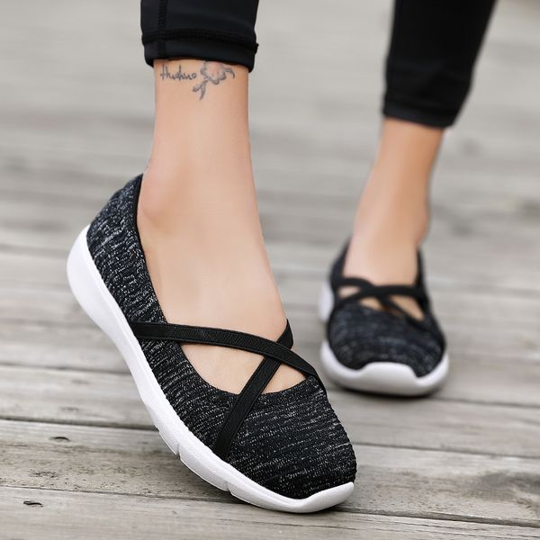 2019 designer women comfortable soft slip-on breathable plus size walking shoes safety non-slip lightweight flat shoes women, Black
2019 designer women comfortable soft slip-on breathable plus size walking shoes safety non-slip lightweight flat shoes women, Black
