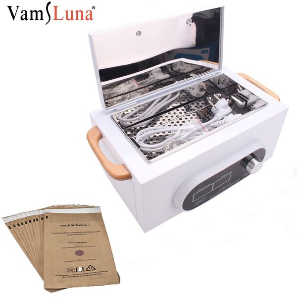 nail sterilizer sanitizing box with 10 pouches lcd screen high temperature anti virus for home tweezers scissors manicure, Silver
nail sterilizer sanitizing box with 10 pouches lcd screen high temperature anti virus for home tweezers scissors manicure, Silver