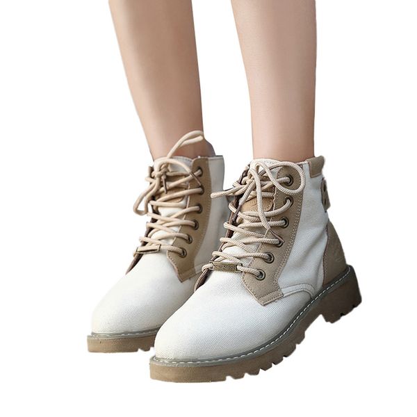women casual boots shoes 2018 new leisure women's flat round toe shoes low-heeled lace-up non-slip desert boots outdoor, Black
women casual boots shoes 2018 new leisure women's flat round toe shoes low-heeled lace-up non-slip desert boots outdoor, Black