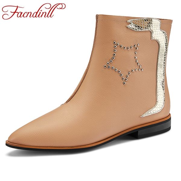 facndinll new 2019 genuine leather shoes women cow leather ankle boots brand pointed toe zipper black spring autumn riding boots
facndinll new 2019 genuine leather shoes women cow leather ankle boots brand pointed toe zipper black spring autumn riding boots