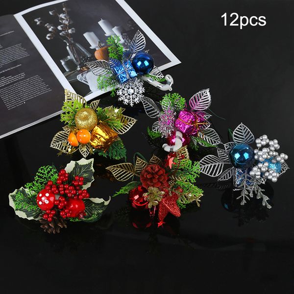 12pcs artificial flower plastic pine cone red fruit for christmas party home decoration new year xmas ornament
12pcs artificial flower plastic pine cone red fruit for christmas party home decoration new year xmas ornament