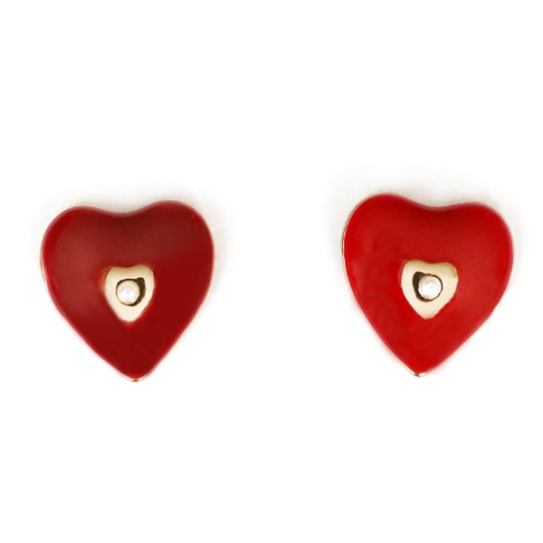 french retro lovely girl heart-shaped european and american wine red love earrings earrings and, Golden;silver
french retro lovely girl heart-shaped european and american wine red love earrings earrings and, Golden;silver