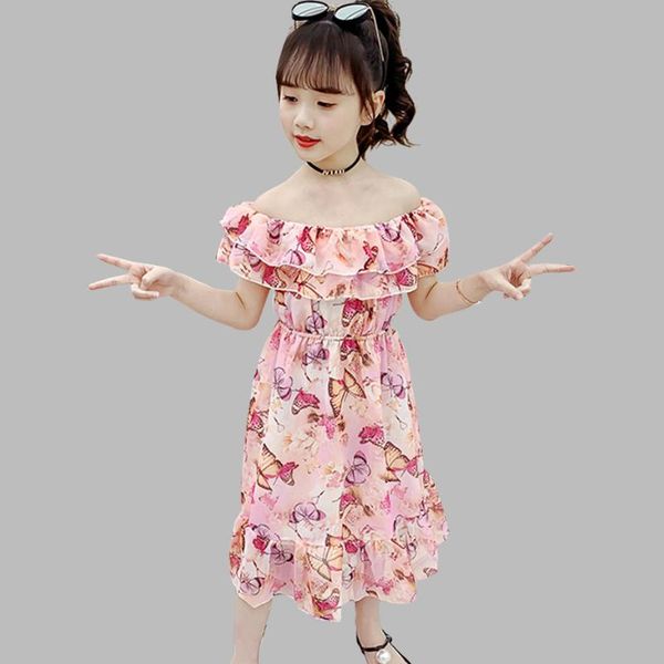 dress for girls floral pattern girls beach dress shoulderless summer child casual style costumes kids 6 8 10 12 14, Red;yellow
dress for girls floral pattern girls beach dress shoulderless summer child casual style costumes kids 6 8 10 12 14, Red;yellow
