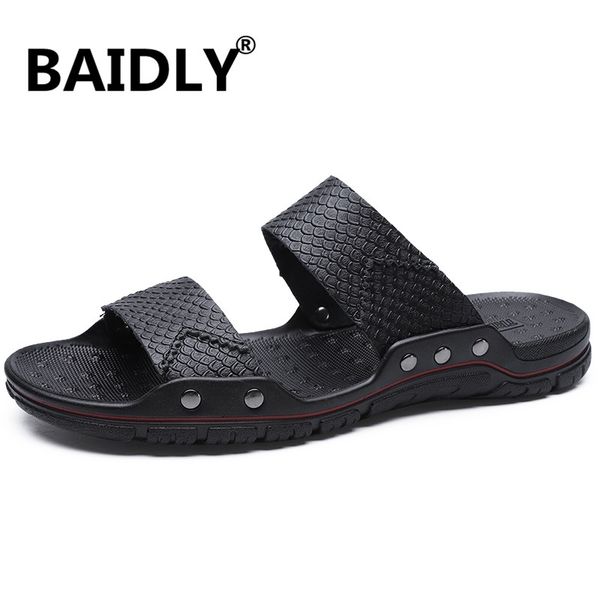 fashion casual men beach sandals handmade genuine leather summer slippers retro sewing classics men footwear zapatos hombre, Black
fashion casual men beach sandals handmade genuine leather summer slippers retro sewing classics men footwear zapatos hombre, Black