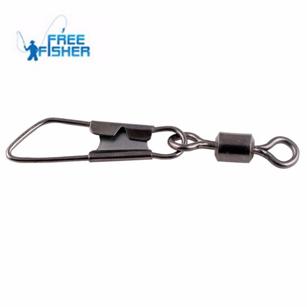isher 100 pcs/set fishing rolling swivels with safety snap connector solid rings carp sea fishing accessories catch salmon
isher 100 pcs/set fishing rolling swivels with safety snap connector solid rings carp sea fishing accessories catch salmon