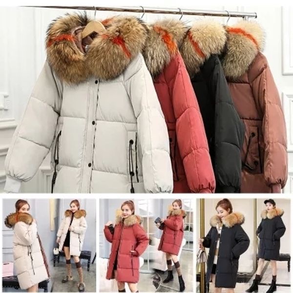 winter coat thickened parka women 2020 new students loose long padded jackets warm hooded overcoat chaqueta feminino, Black
winter coat thickened parka women 2020 new students loose long padded jackets warm hooded overcoat chaqueta feminino, Black