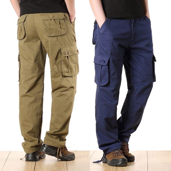 plus size mens straight multi pocket cargo pants cotton wearproof loose overalls outdoor hiking camping hunting trouser, Black;green
plus size mens straight multi pocket cargo pants cotton wearproof loose overalls outdoor hiking camping hunting trouser, Black;green
