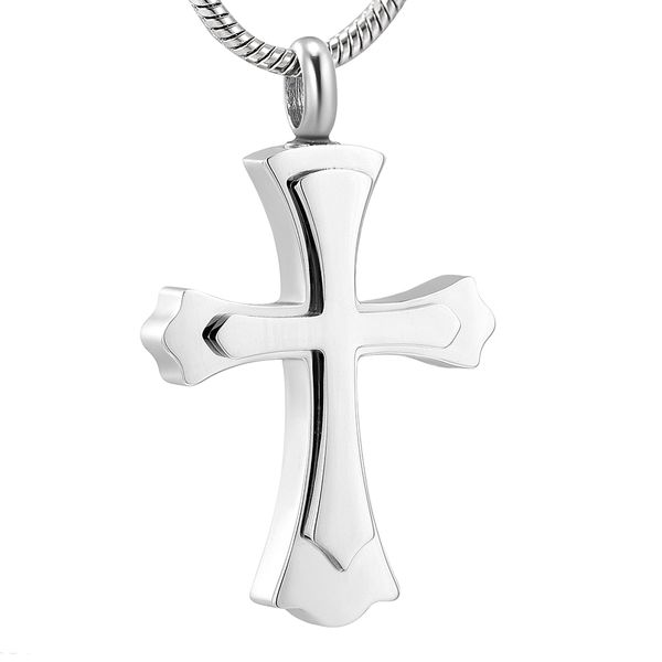 ijd12236 stacked cross cremation jewelry necklace urn memorial keepsake pendant for ashes with funnel fill kit, Silver
ijd12236 stacked cross cremation jewelry necklace urn memorial keepsake pendant for ashes with funnel fill kit, Silver