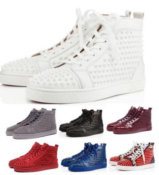 spikes red bottoms sneaker orlato mens women 2020 new fashion party flat white studded genuine leather high casual shoes, Black
spikes red bottoms sneaker orlato mens women 2020 new fashion party flat white studded genuine leather high casual shoes, Black