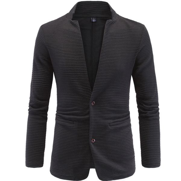 spring autumn fashion jacket men without collar personality suits stitching slim coat casual mens suit blazer, White;black
spring autumn fashion jacket men without collar personality suits stitching slim coat casual mens suit blazer, White;black