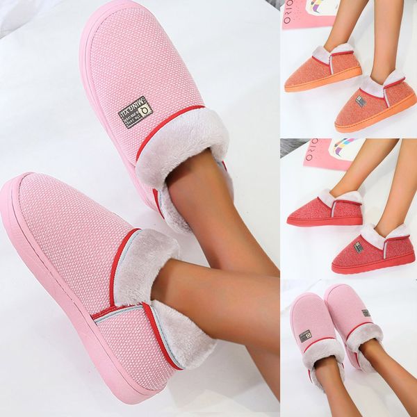 women mix color fashion warm soft slippers indoors floor bedroom ankle boots shoes indoor home slip on flock shoes pink red, Black
women mix color fashion warm soft slippers indoors floor bedroom ankle boots shoes indoor home slip on flock shoes pink red, Black