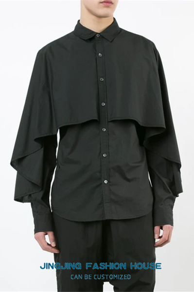 s-6xlthe new style korean version loose but slim versatile shirt false two long-sleeved casual shirt stylist fashionable men's, White;black
s-6xlthe new style korean version loose but slim versatile shirt false two long-sleeved casual shirt stylist fashionable men's, White;black