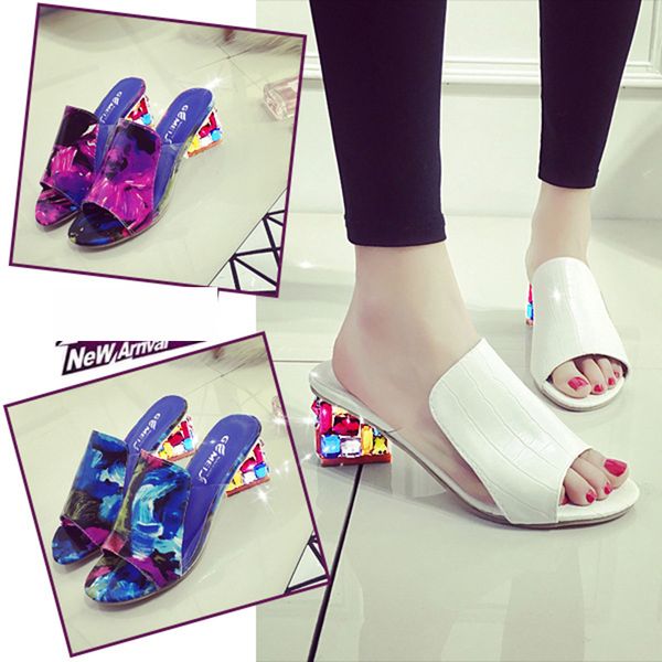 women heel sandals 2020 slippers flats flower elegant peep toe summer sandals pu square heels colorful ladies casual shoes, Black
women heel sandals 2020 slippers flats flower elegant peep toe summer sandals pu square heels colorful ladies casual shoes, Black