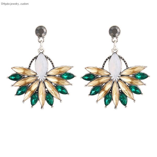 new women fashion jewelry blue / black / pink earrings handmade rhinestone sweet stud crystal dangle earrings for women e046, Silver
new women fashion jewelry blue / black / pink earrings handmade rhinestone sweet stud crystal dangle earrings for women e046, Silver