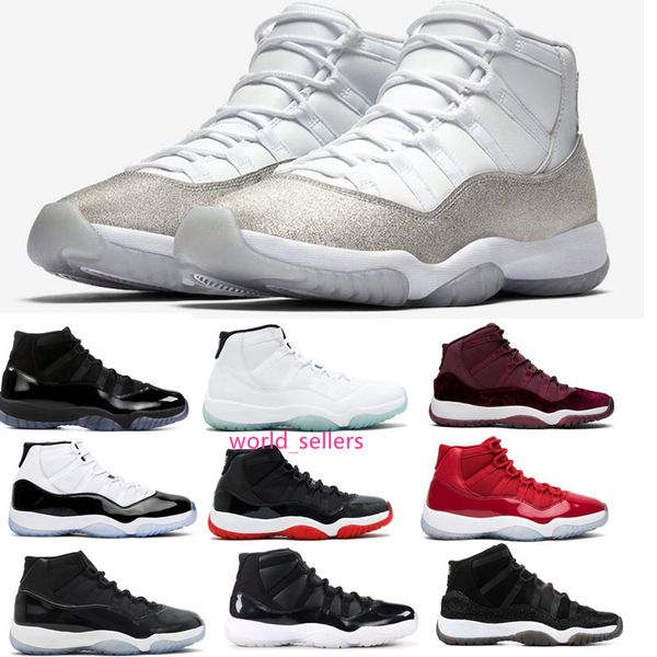 2019 11 white metallic silver vast grey basketball shoes 11s concord 45 bred space jam 72-10 men women gym red sneakers with
2019 11 white metallic silver vast grey basketball shoes 11s concord 45 bred space jam 72-10 men women gym red sneakers with