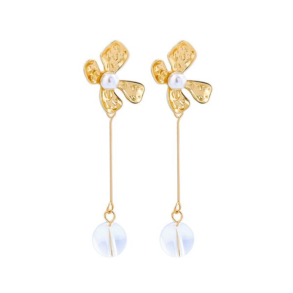 new fashion drip flower earrings long super fairy 925 pure silver earrings female temperament pearl
new fashion drip flower earrings long super fairy 925 pure silver earrings female temperament pearl