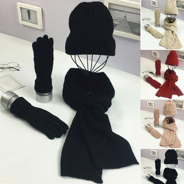 winter women wooly thick knit hat scarf gloves set warm soft knitted woollen set -opk, Blue;gray
winter women wooly thick knit hat scarf gloves set warm soft knitted woollen set -opk, Blue;gray