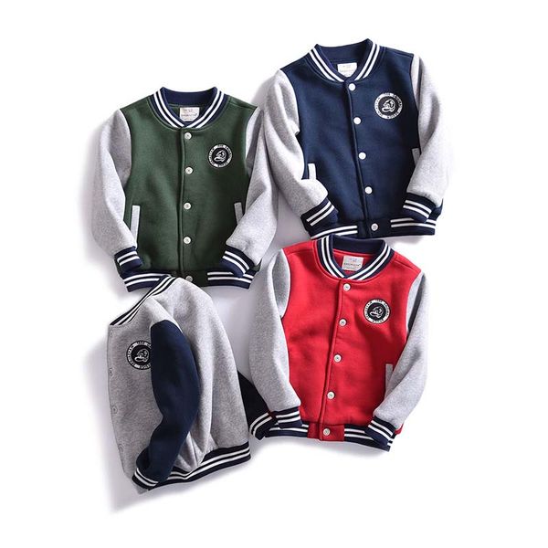 cool baseball jackets fashion boys long sleeve baseball uniform outerwear slim coat casual sport clothing 4-10t, Blue;gray
cool baseball jackets fashion boys long sleeve baseball uniform outerwear slim coat casual sport clothing 4-10t, Blue;gray