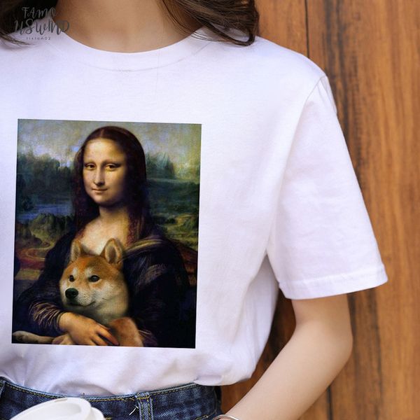 new mona lisa aesthetic harajuku t shirt women ullzang 90s vintage t shirt korean style tshirt spoof personality tees female, White
new mona lisa aesthetic harajuku t shirt women ullzang 90s vintage t shirt korean style tshirt spoof personality tees female, White