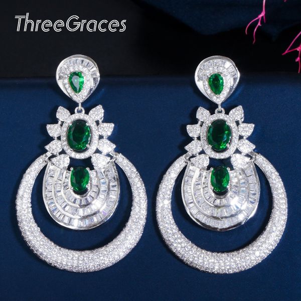 threegraces 2020 women wedding jewelry silver plated sparkling green cubic zirconia crystal big long drop ethnic earrings er433
threegraces 2020 women wedding jewelry silver plated sparkling green cubic zirconia crystal big long drop ethnic earrings er433