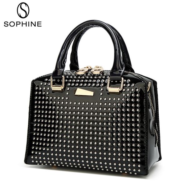 classic patent leather rivet shoulder bags fashion pillow crossbody women handbag handle bags
classic patent leather rivet shoulder bags fashion pillow crossbody women handbag handle bags