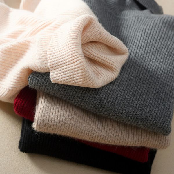 2019 autumn and winter cashmere sweater high collar slim sweater women's shirt long-sleeved solid color shirt, White;black
2019 autumn and winter cashmere sweater high collar slim sweater women's shirt long-sleeved solid color shirt, White;black