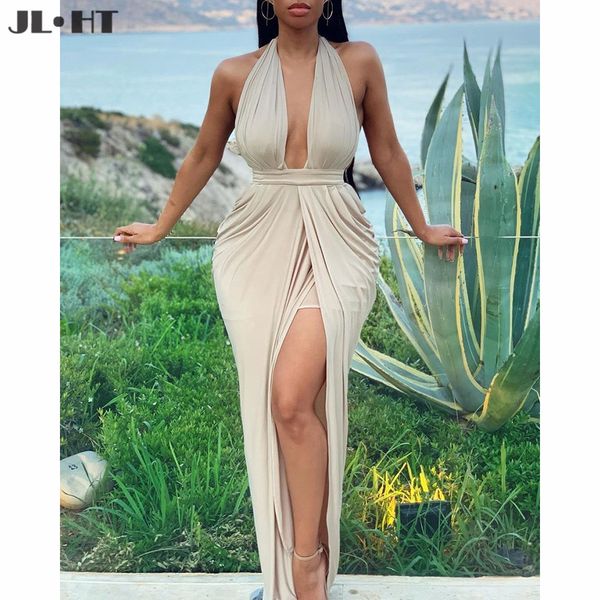 2019 plunge halter evening dresses prom gown front slit sleeveless evening dress custom made, White;black
2019 plunge halter evening dresses prom gown front slit sleeveless evening dress custom made, White;black