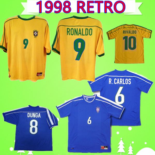 1998 world cup brazil retro soccer jerseys vintage classic football shirts home away yellow blue ronaldo rivaldo dunga rai r.carlos, Black;yellow
1998 world cup brazil retro soccer jerseys vintage classic football shirts home away yellow blue ronaldo rivaldo dunga rai r.carlos, Black;yellow