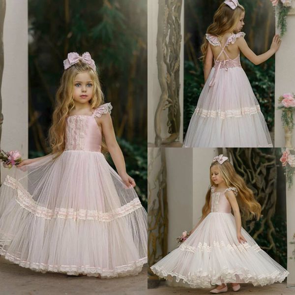2020 blush pink flower girl dresses for wedding a line spaghetti first communion dress birthday custom made prom gowns party wear, White;blue
2020 blush pink flower girl dresses for wedding a line spaghetti first communion dress birthday custom made prom gowns party wear, White;blue
