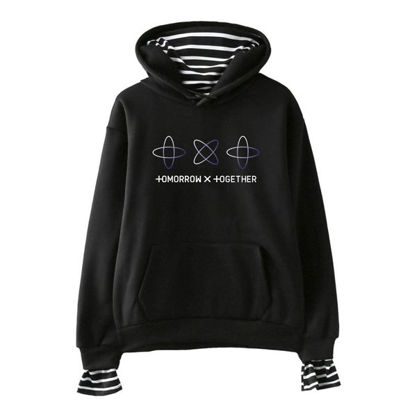 fadun tomorrow x together print fake two pieces hoodies 2019 casual women sweatshirts kpops harajuku plus size, Black
fadun tomorrow x together print fake two pieces hoodies 2019 casual women sweatshirts kpops harajuku plus size, Black