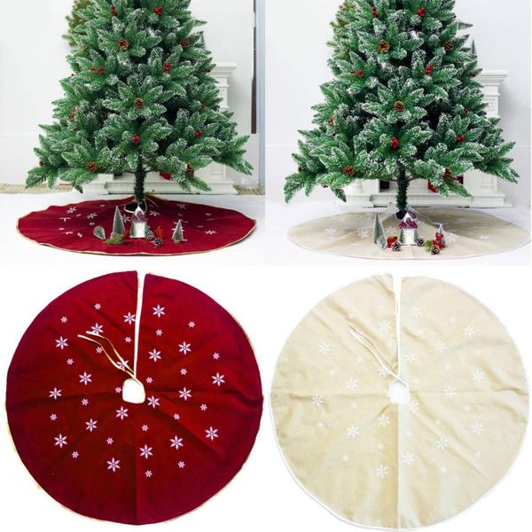 120cm red christmas tree skirt decoration carpet party ornament christmas decoration for home
120cm red christmas tree skirt decoration carpet party ornament christmas decoration for home